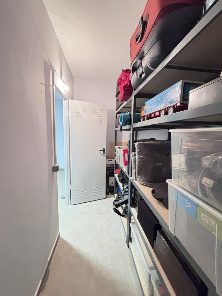 Organización de espacio de un trastero en Madrid