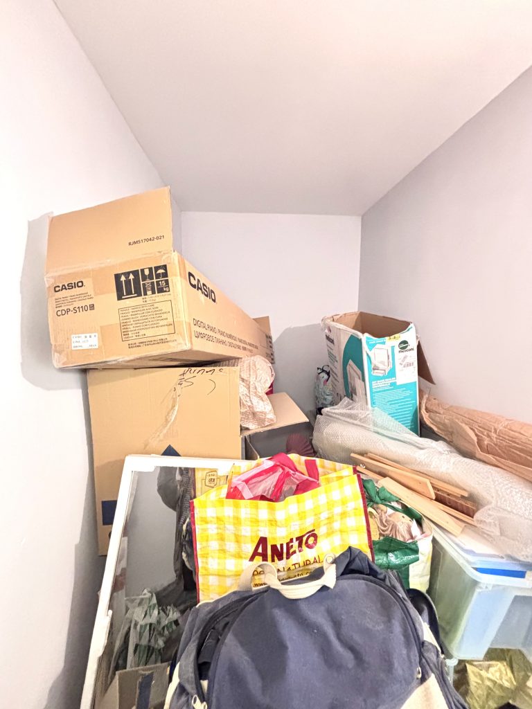 Organización de espacio de un trastero en Madrid