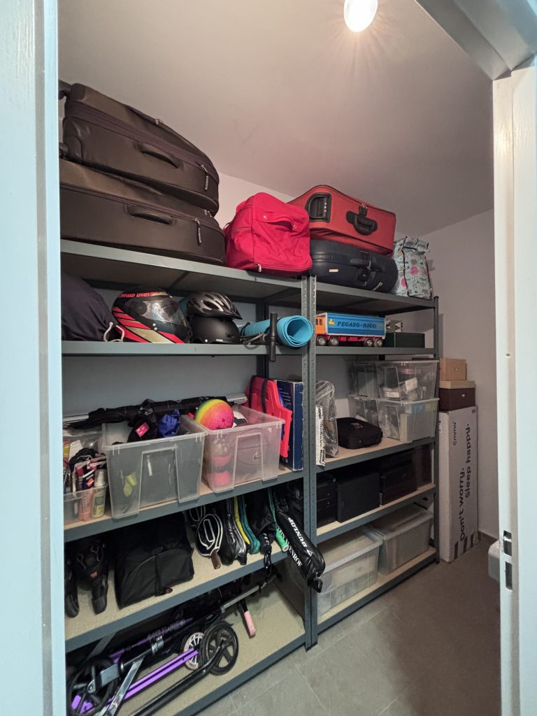 Organización de espacio de un trastero en Madrid